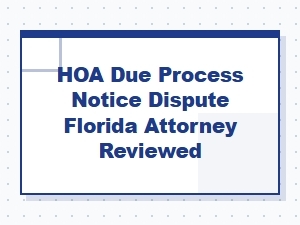 Florida Hoa Dispute Attorney Review Process