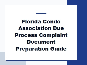 Guide to Filing a Florida Condo Due Process Complaint