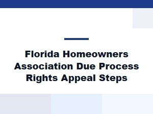 Florida Hoa Appeal Process Guide
