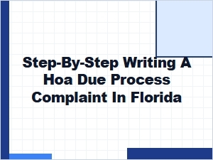 Florida Hoa Due Process Complaint Guide